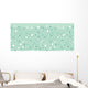 Vector Textured Colorful Branches Wall Decal