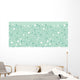 Vector Textured Colorful Branches Wall Decal