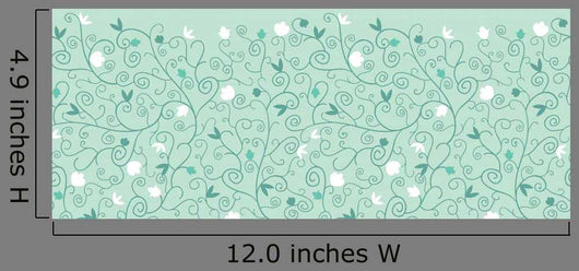 Vector Textured Colorful Branches Wall Decal