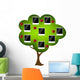 Family Tree Vector Illustration Wall Decal