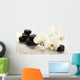 Spa Stones and Orchid Wall Mural