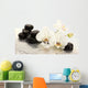 Spa Stones and Orchid Wall Mural