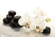 Spa Stones and Orchid Wall Mural