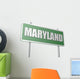 Maryland Sign Board Wall Decal
