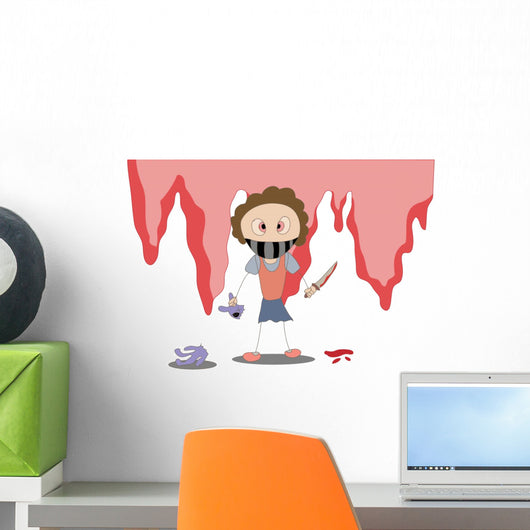 Psychopath Female Wall Mural