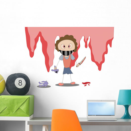 Psychopath Female Wall Mural
