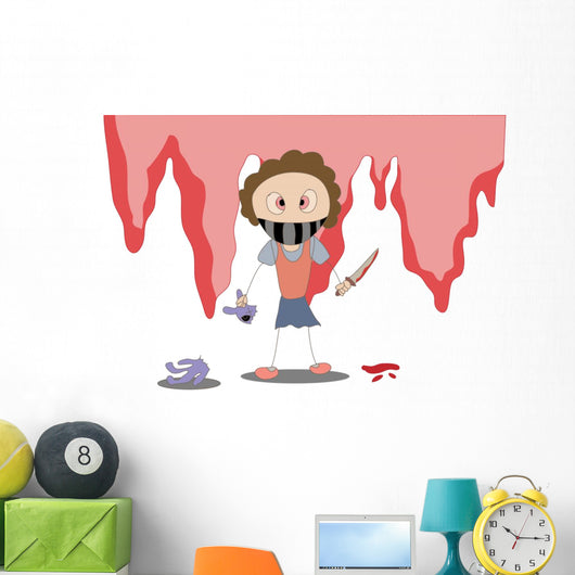 Psychopath Female Wall Mural