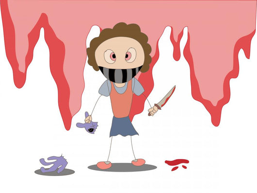 Psychopath Female Wall Mural