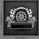 Racing Emblem Black Text