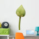 White Lotus Bud Whitr Wall Decal