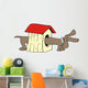 Dachshund-house Wall Decal
