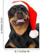 Santa Rottweiler Wall Decal