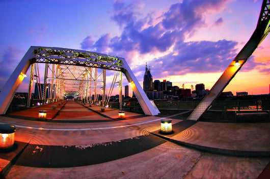 On the Shelby Street Bridge Wall Mural