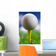 Let's Play round Golf Wall Mural
