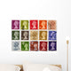 UK Stamps Wall Mural