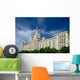 Moscow. High-altitude building of Stalin times on Kotelnicheskay Wall Mural