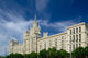 Moscow. High-altitude building of Stalin times on Kotelnicheskay Wall Mural