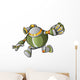 Massive Warrior Robot Cyborg Soldier Vector Wall Decal