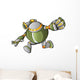 Massive Warrior Robot Cyborg Soldier Vector Wall Decal