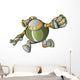 Massive Warrior Robot Cyborg Soldier Vector Wall Decal