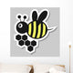 Bee sticker Wall Decal