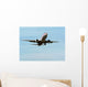 commercial jet in flight 2 Wall Mural