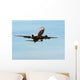 commercial jet in flight 2 Wall Mural