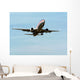 commercial jet in flight 2 Wall Mural