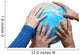 Teamwok concept with hands on globe Wall Decal