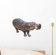 African Hippopotamus Wall Decal