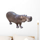 African Hippopotamus Wall Decal