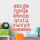 Alphabet Wall Decal Sticker Set
