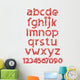 Alphabet Wall Decal Sticker Set