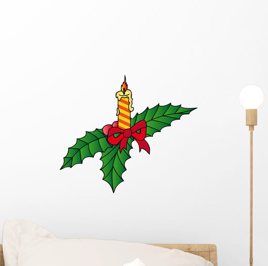 Xmas Candle Illustration
