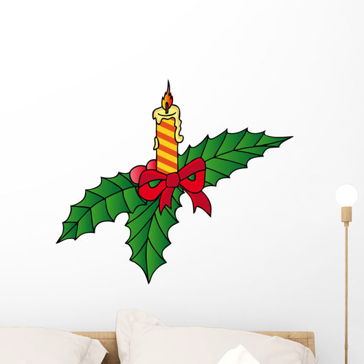 Xmas Candle Illustration