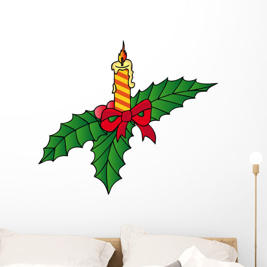 Xmas Candle Illustration