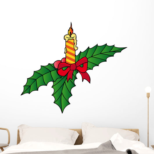 Xmas Candle Illustration