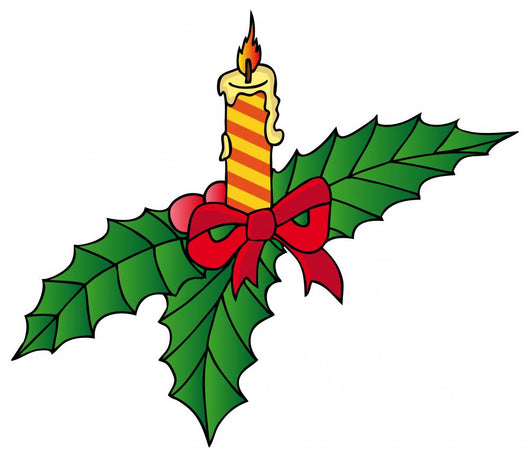 Xmas Candle Illustration