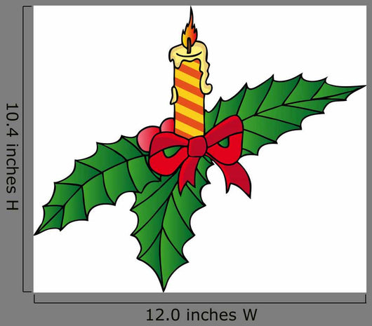 Xmas Candle Illustration