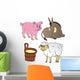Farm animals theme collection Wall Decal