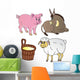 Farm animals theme collection Wall Decal