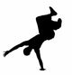 Hip-hop Dancer Wall Decal