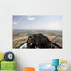inside view in a glider, focus on the cockpit Wall Mural