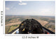 inside view in a glider, focus on the cockpit Wall Mural