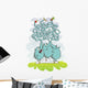 Three Elephants Maze Game Wall Decal