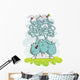 Three Elephants Maze Game Wall Decal