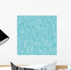 Vector Abstract Blue Plants Wall Decal