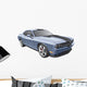 Grey Muscle Car Wall Decal