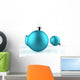 Blue Christmas baubles Wall Decal