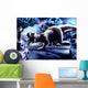 T-rex City Wall Mural